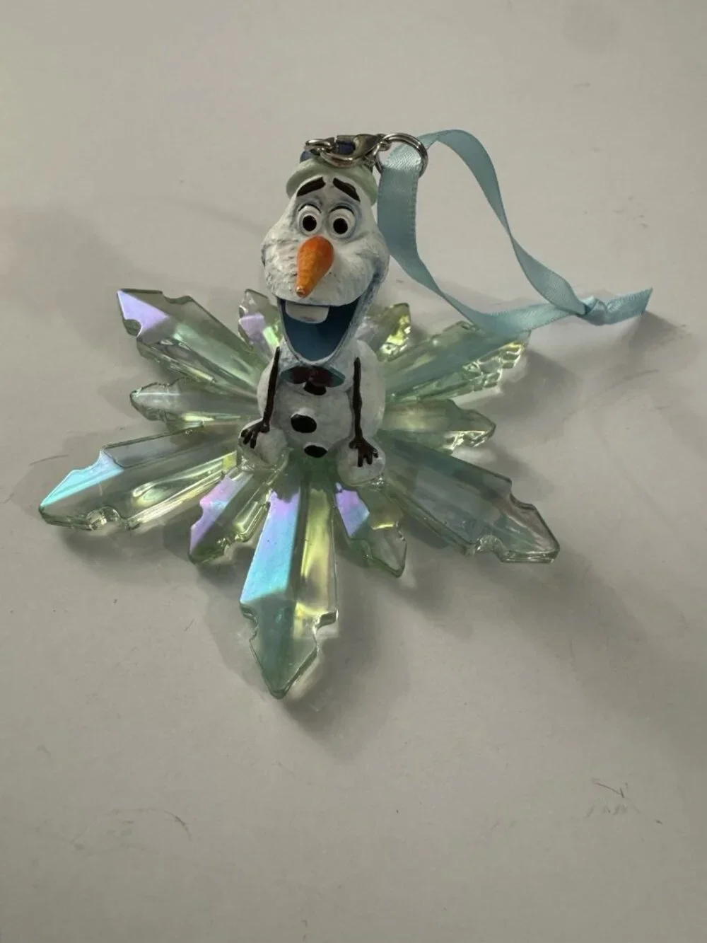 Disney Parks Sketchbook Christmas Ornament Frozen Olaf On Crystal Snowflake G